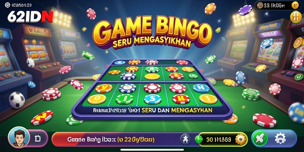 Tampilan gameplay Bingo yang menyenangkan dan interaktif.