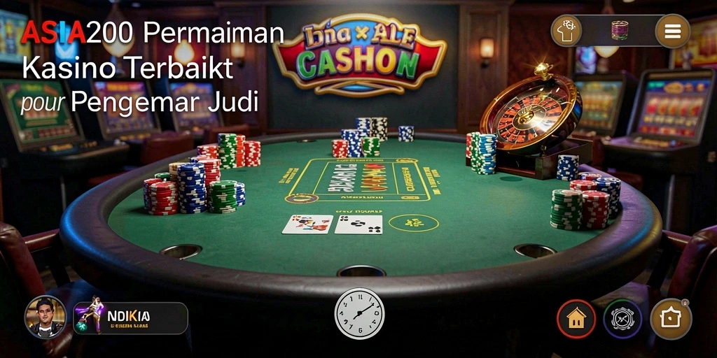 Screenshot utama menunjukkan gameplay seru permainan Kasino.