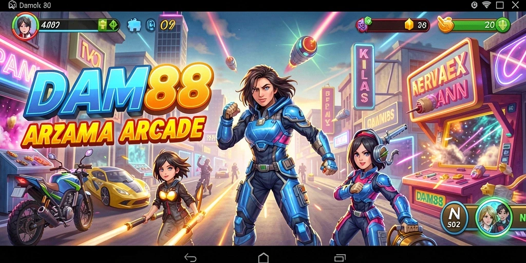 Screenshot gameplay <strong>DAM88</strong> menampilkan aksi seru di level yang penuh tantangan.