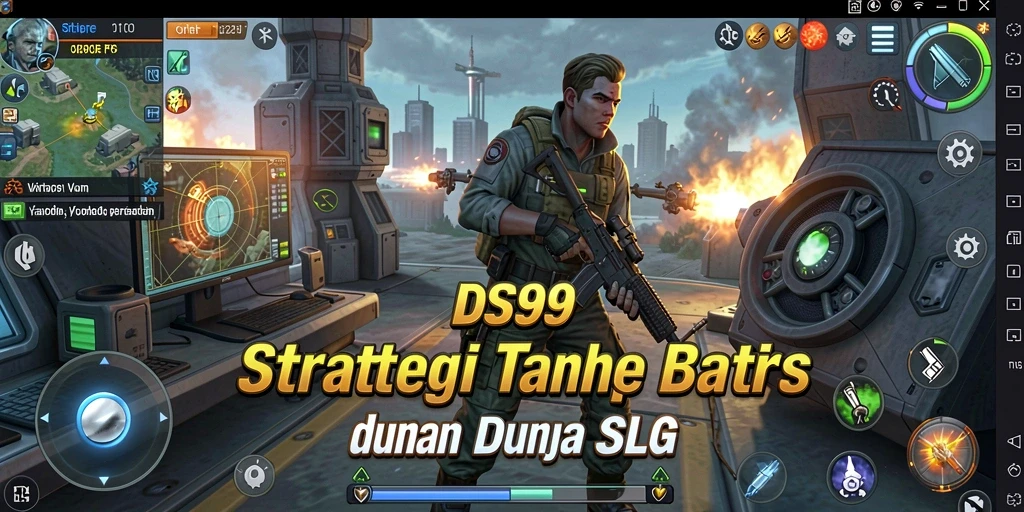 Tampilan gameplay DS99 yang mendebarkan dan penuh strategi.