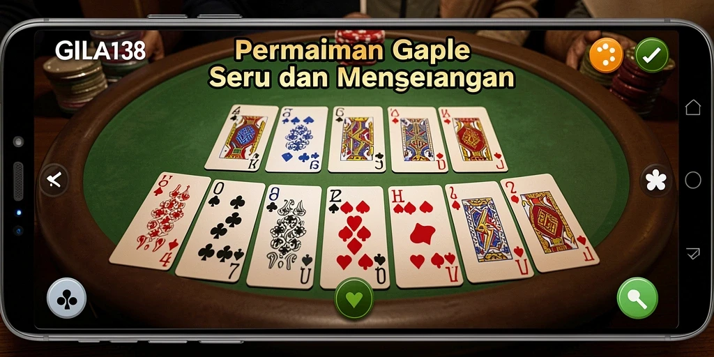 Gameplay GILA138 yang menarik dalam permainan Gaple.