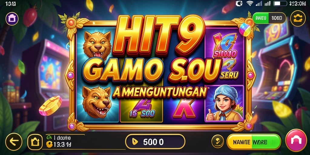 Tampilan gameplay seru HIT9 dengan beragam tema slot.