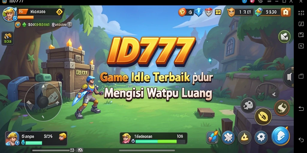 Tangkapan layar ID777 menunjukkan karakter dan gameplay yang menarik.