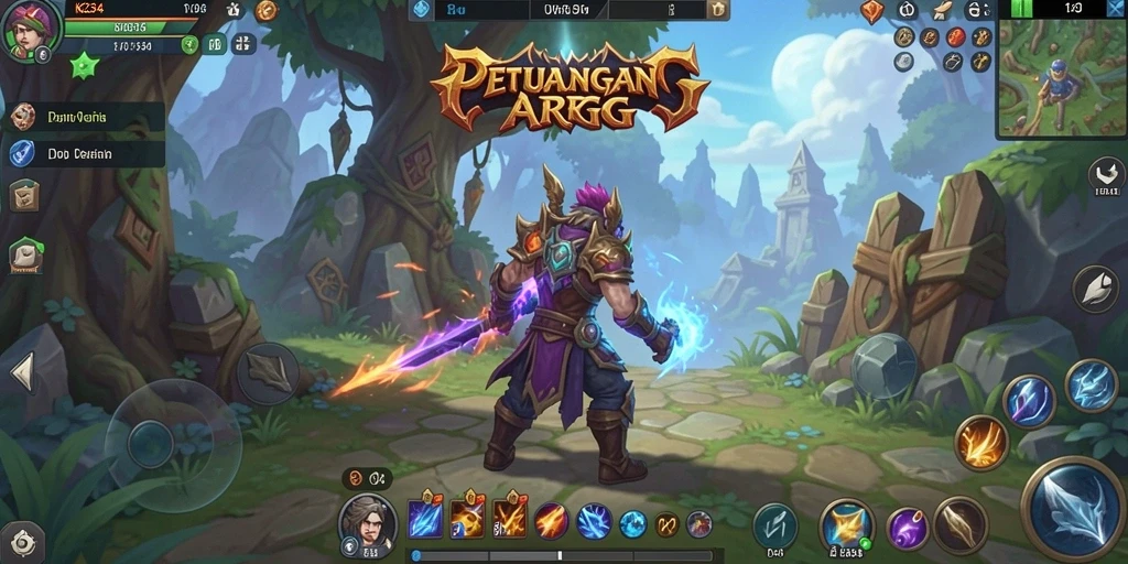 Tampilan gameplay seru dan mendebarkan dari K234 di dunia ARPG.