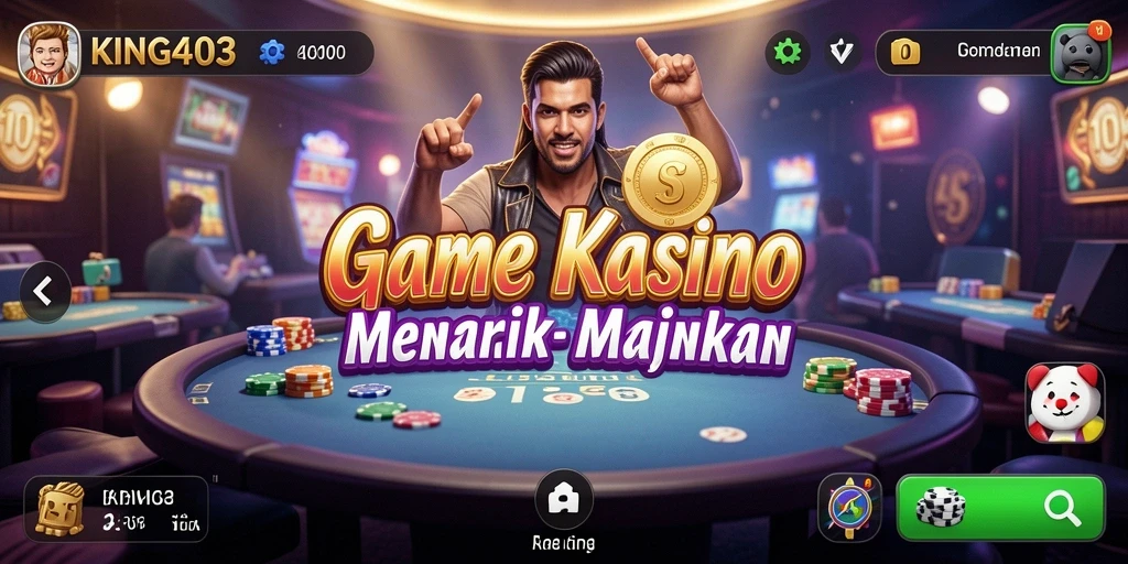 Tampilan gameplay menawan dari KING403 yang memperlihatkan keseruan permainan Kasino.