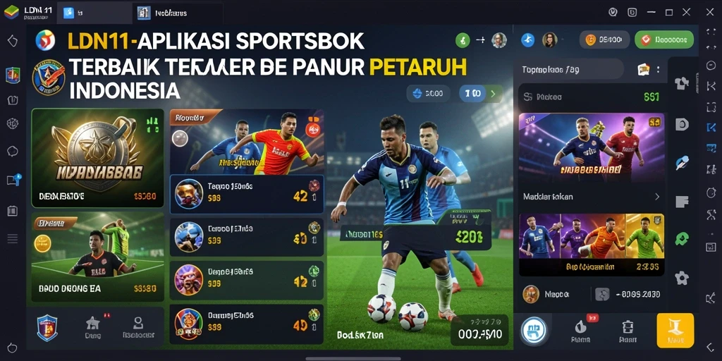 Tampilan menarik dari gameplay aplikasi Sportsbook LDN11.