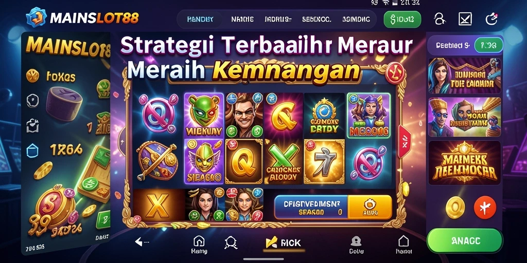 Tangkapan layar MAINSLOT88 menampilkan aksi strategi yang mendebarkan dalam permainan.