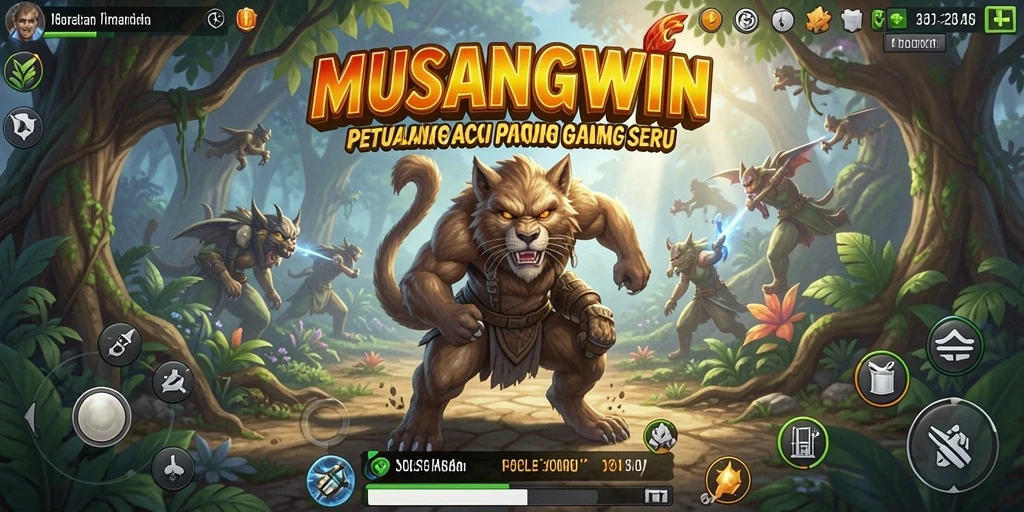 Gameplay seru dari MUSANGWIN dengan aksi mendebarkan dan strategi.