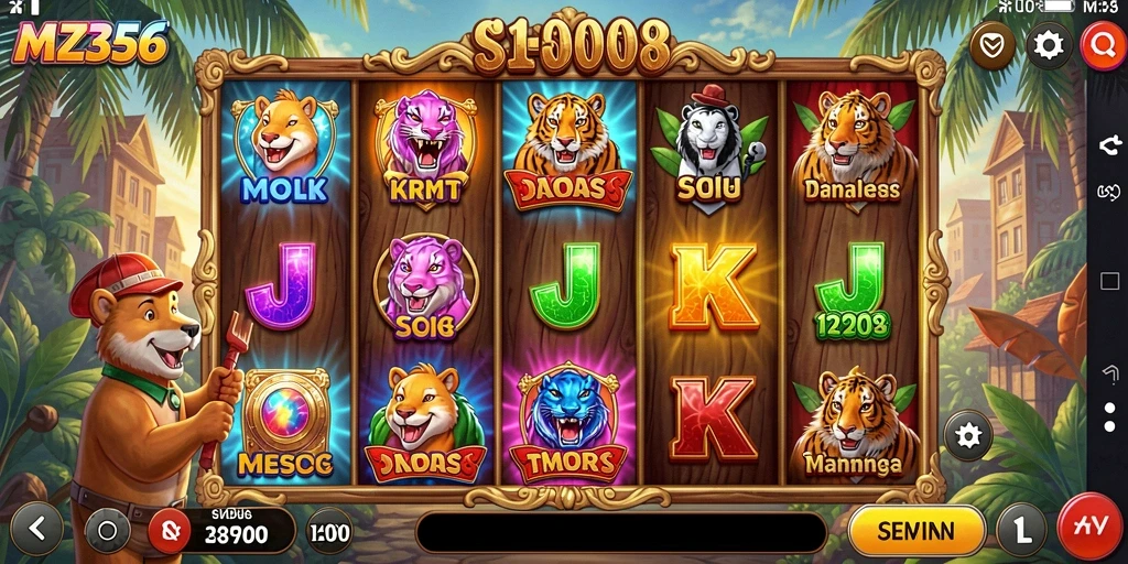 Tampilan gameplay menarik dari MZ356 yang menghadirkan slot seru.
