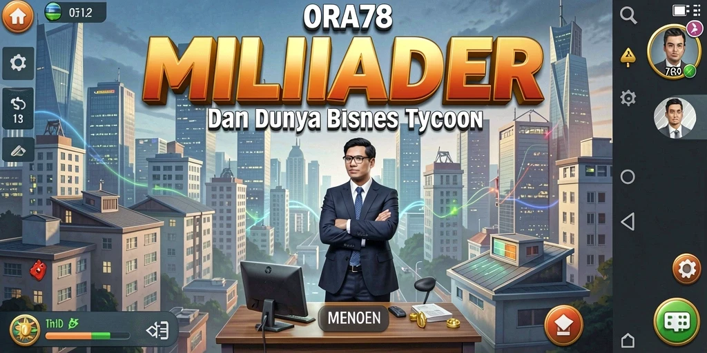 Tampilan menarik dan gameplay yang menggugah semangat wirausaha.
