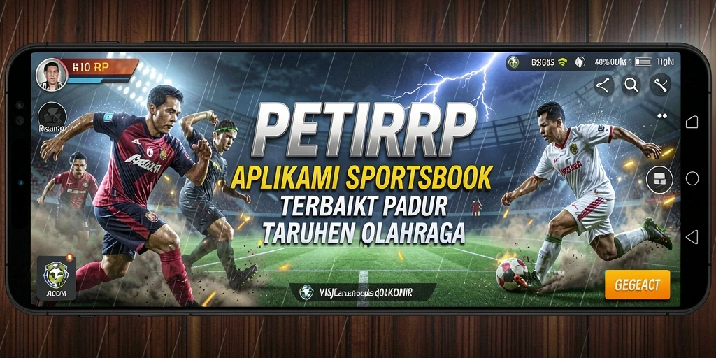 Tampilan menarik dari gameplay aplikasi Sportsbook PETIRRP.