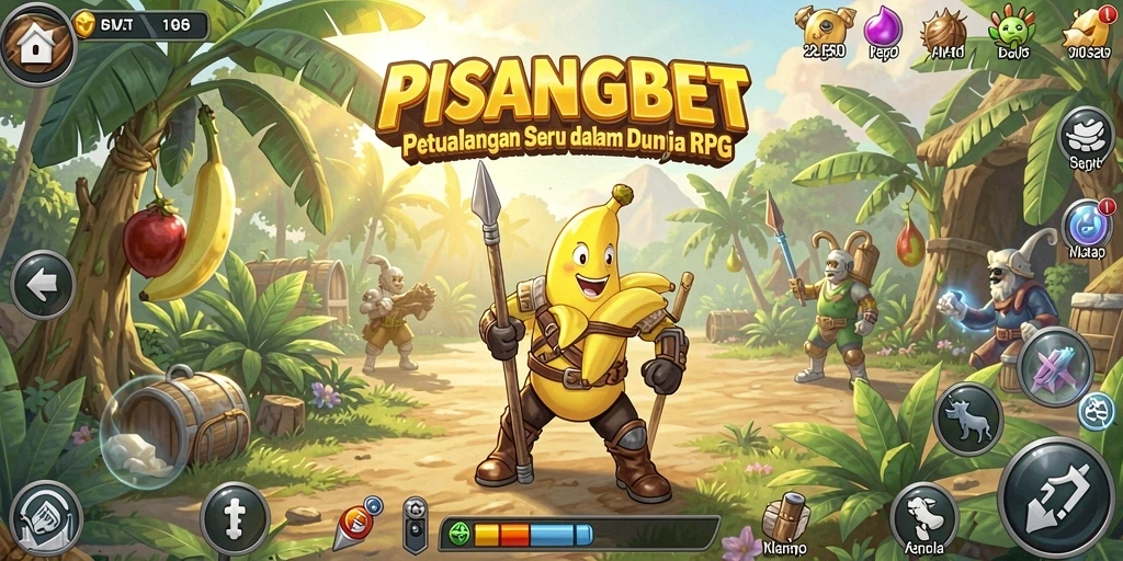 Tampilan seru gameplay PISANGBET dengan karakter berkualitas tinggi.