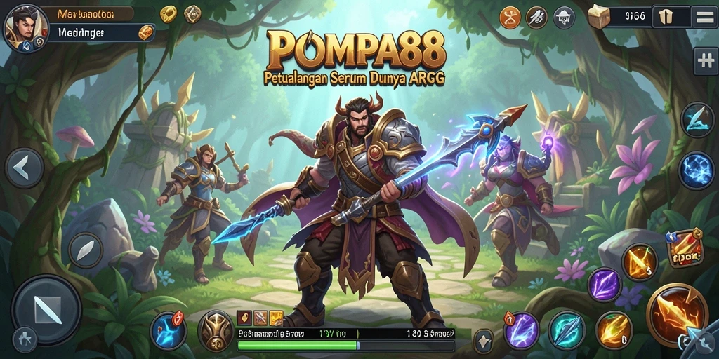 Tampilan menakjubkan dari gameplay POMPA88 yang seru.