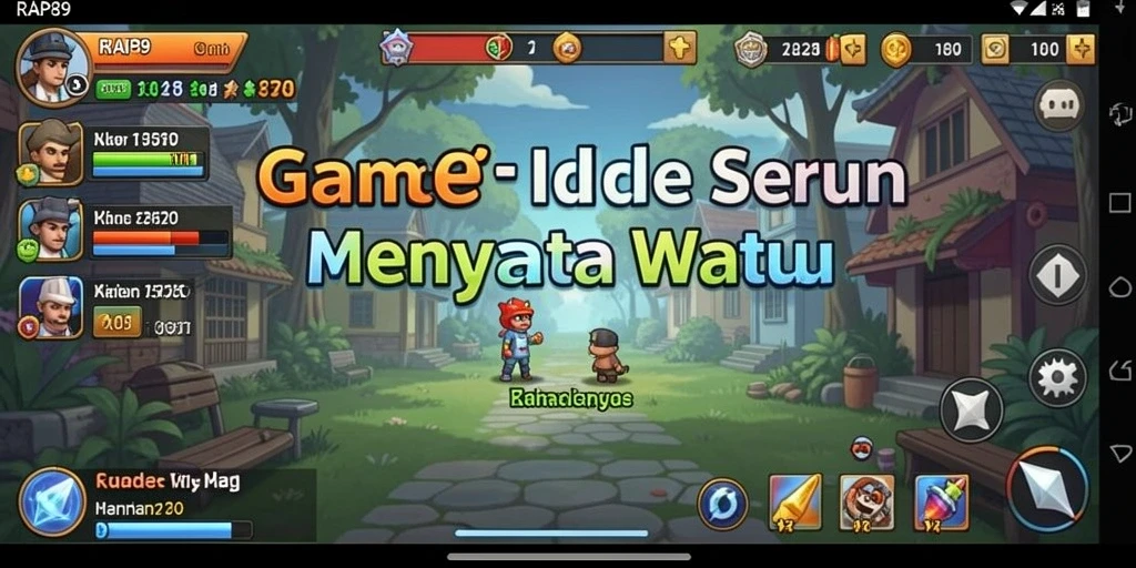 Screenshot utama RAP89 menampilkan gameplay Idle yang menarik dan mengasyikkan.