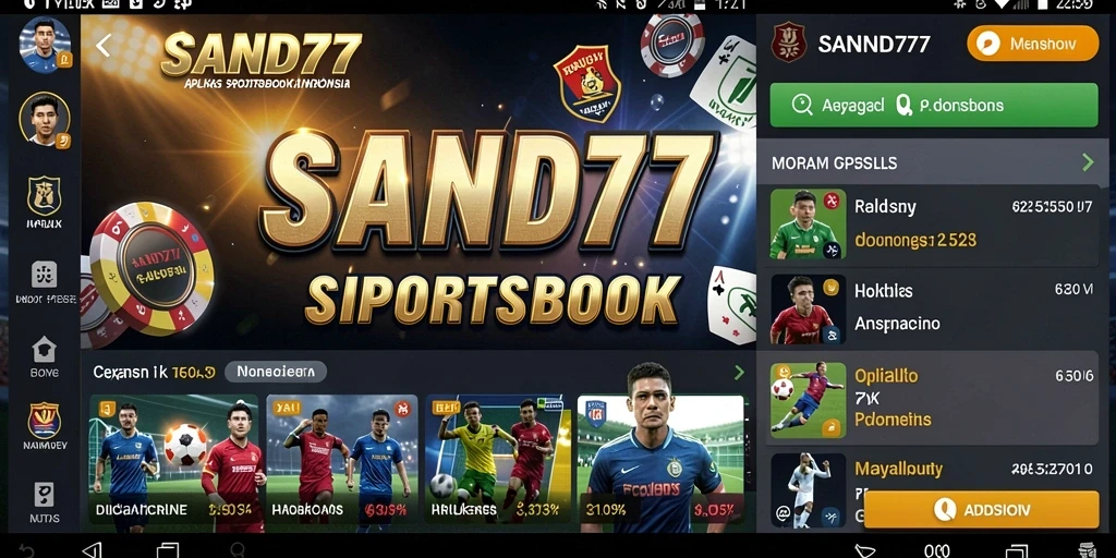 Tampilan gameplay SAND77 yang menarik dan interaktif.