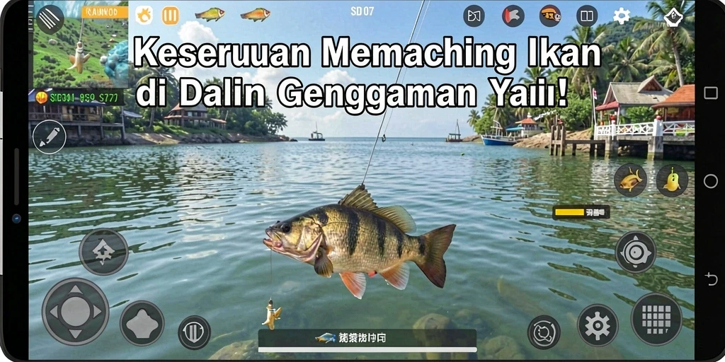 Tampilan menarik dari gameplay Tembak Ikan di SD107.