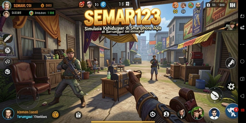 Tampilan gameplay menakjubkan dalam SEMAR123 yang membawa pengalaman simulasi hidup.