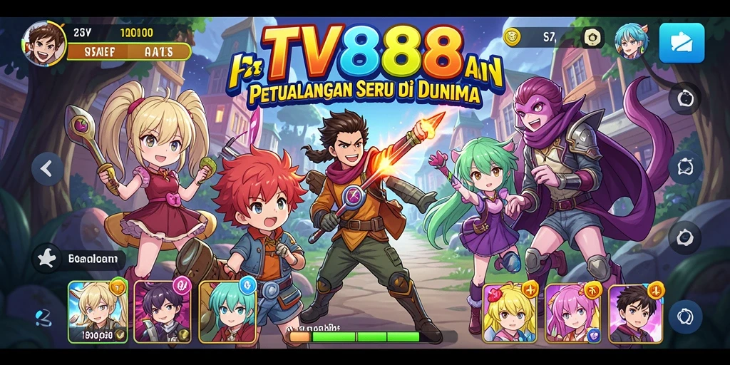 Tangkapan layar menampilkan karakter anime dalam pertarungan seru.
